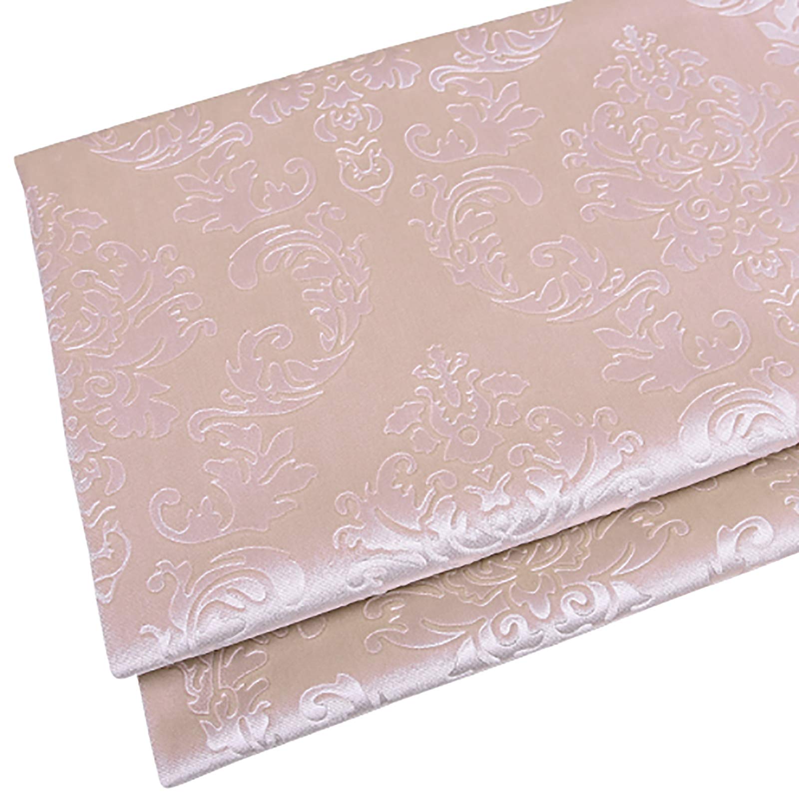 Soft Thicker Velvet Fabric Upholstery Dressmaking Curtain Blind Cushion Craft Velour Material 145 Cm Wide Sold by The Meter(Color:Mihong Color)
