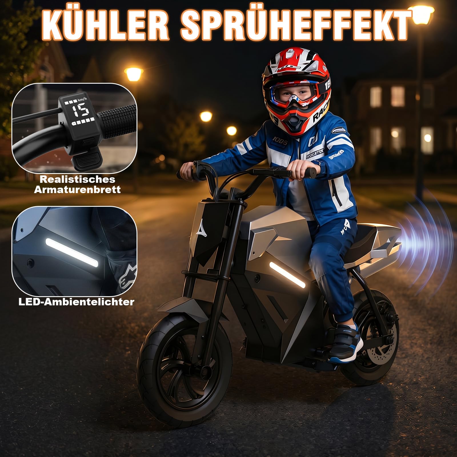 Motocicletta Elettrica per Bambini miniadv-200