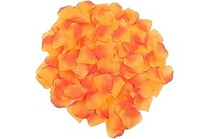 2300pcs Marigold Silk Rose Petals for Wedding Scene Decoration