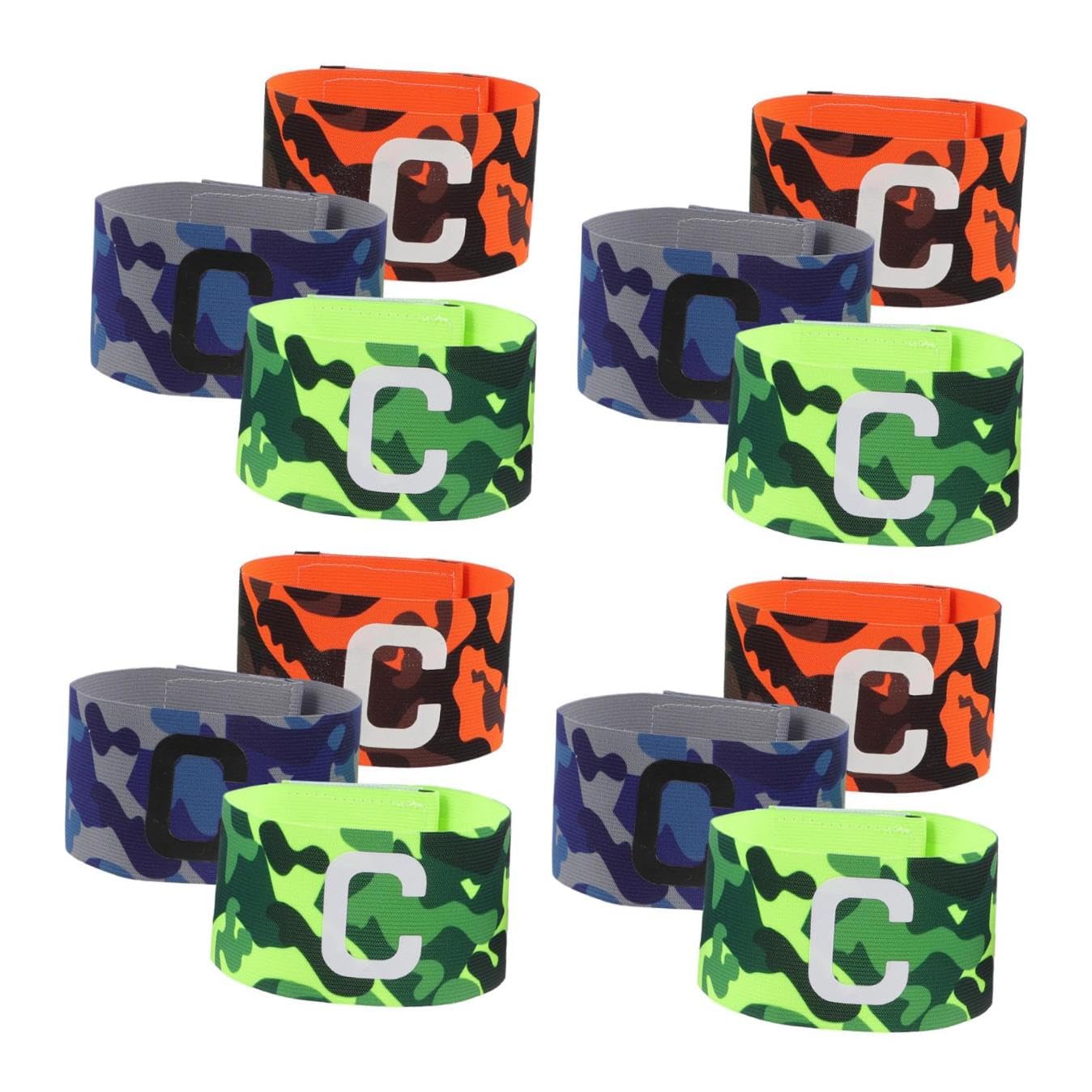 UPKOCH Fasce Calcio per Regolabili Resistente Fasce E Traspiranti Bracciali per Calcio Camouflage Camouflage