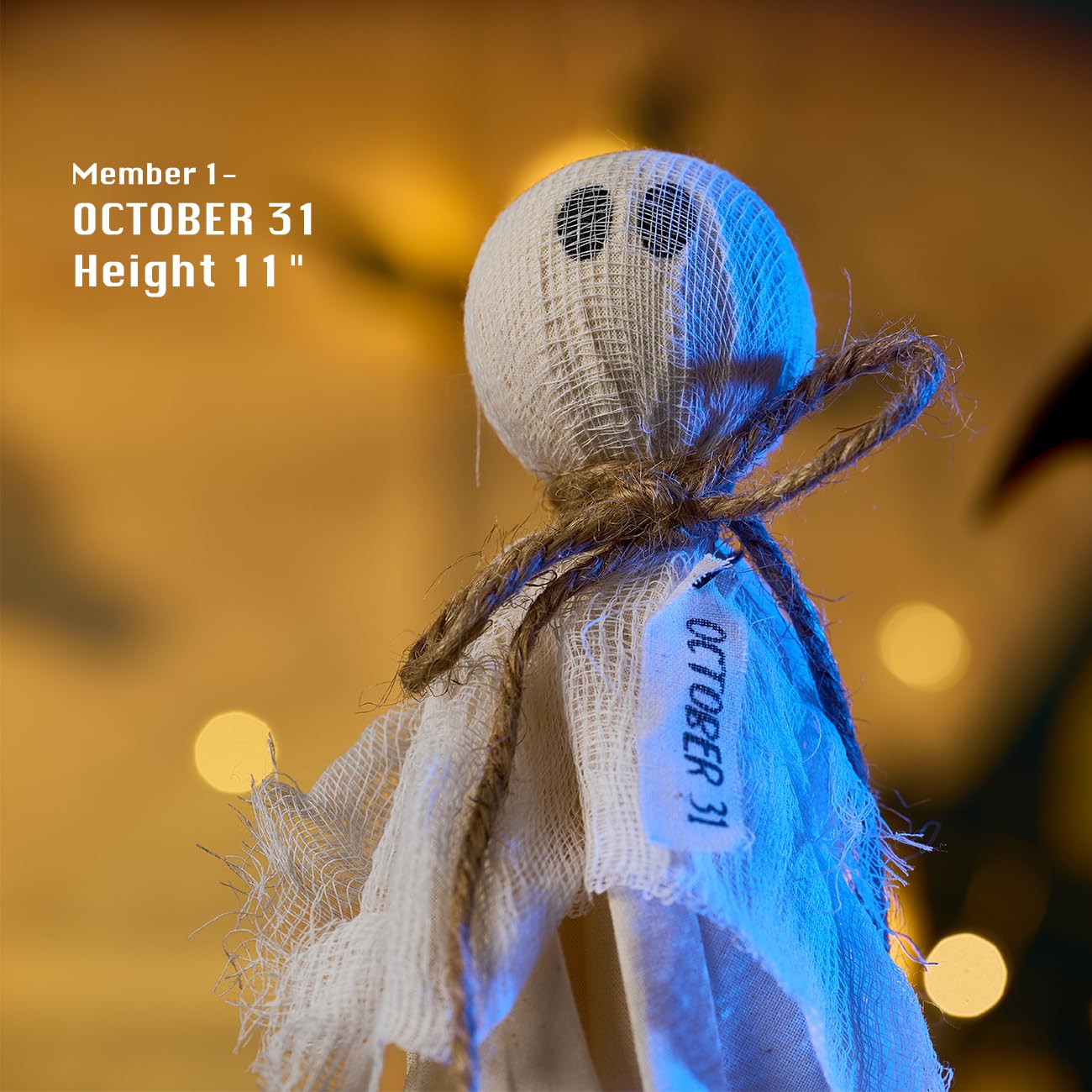 3 Gruselige Geister-Deko Für Halloween – Niedliche Geister-Figuren Für Tisch, Zimmer, Küche Oder Party