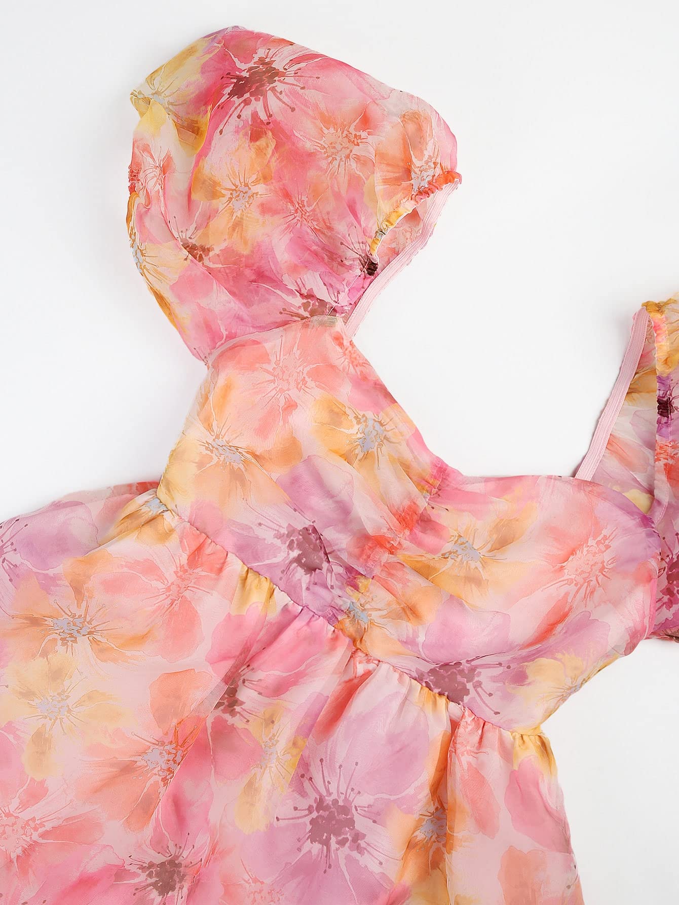 未開封新品8y ②Ibiza Dress roosa bloom print 未開封新品8y ②Ibiza Dress roosa bloom print 限定新品8y