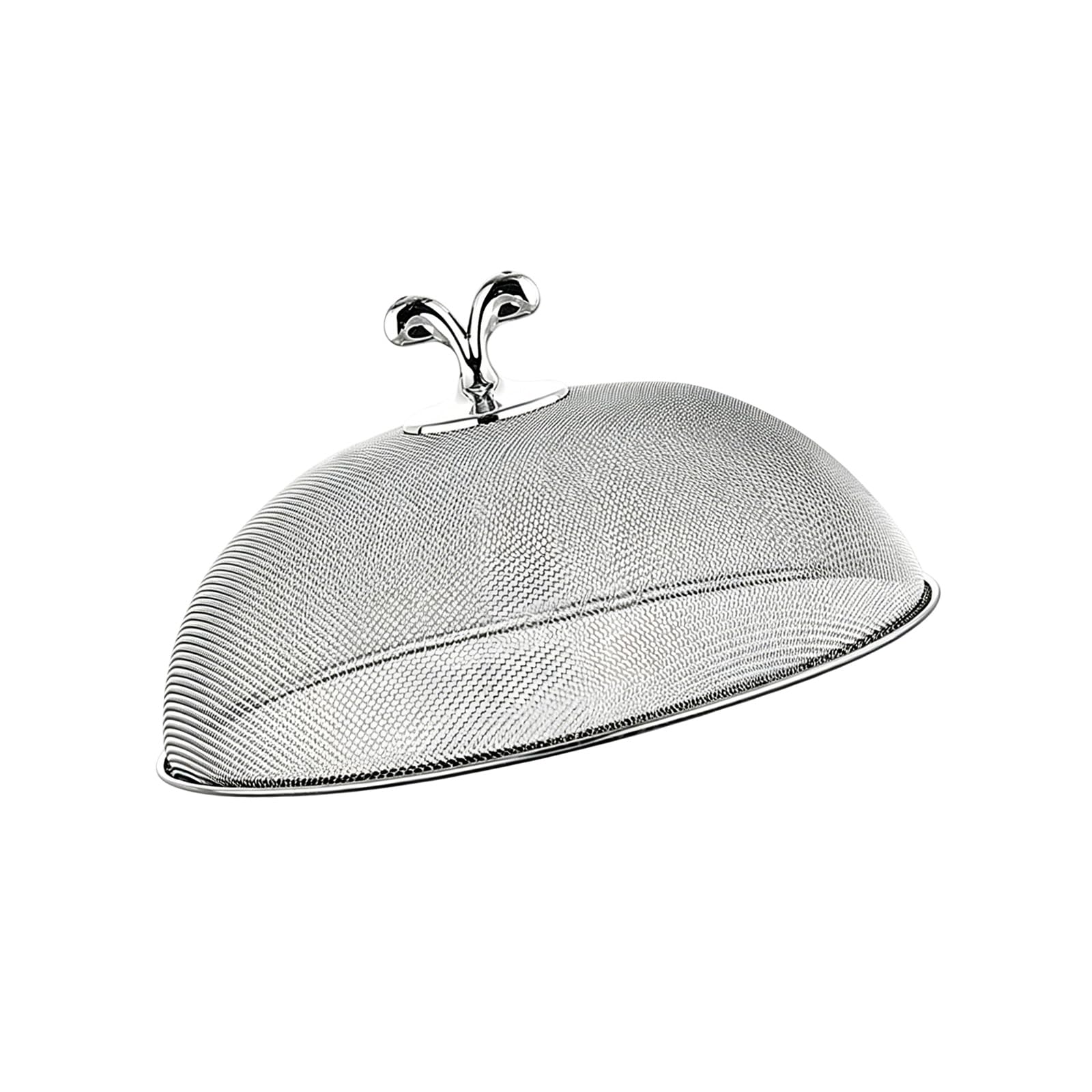Oxxggkao Premium Rustproof Steel Food Cover Metal Meshes Dome Screen Food Tent Protector Round Plate Cover for Freshing Meals Meshes Dome