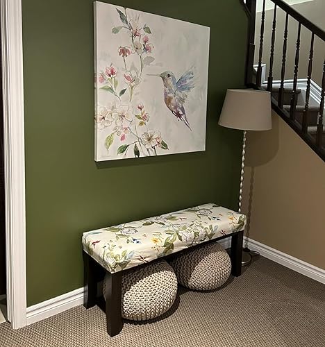 Miniatura 10 de SearchI Funda para banco de comedor, fundas largas elásticas y lavables para asiento de banco de banco rectangular, para comedor, sala de estar,