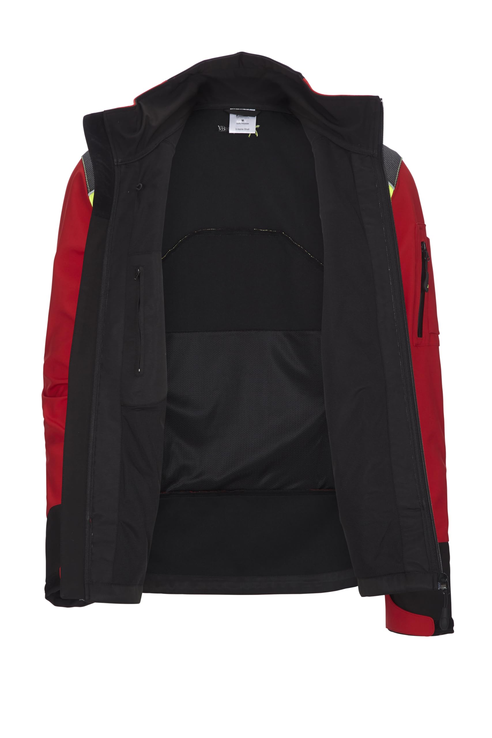 PSS Softshelljacke X-treme Shell Rot/Gelb Größe 4XL