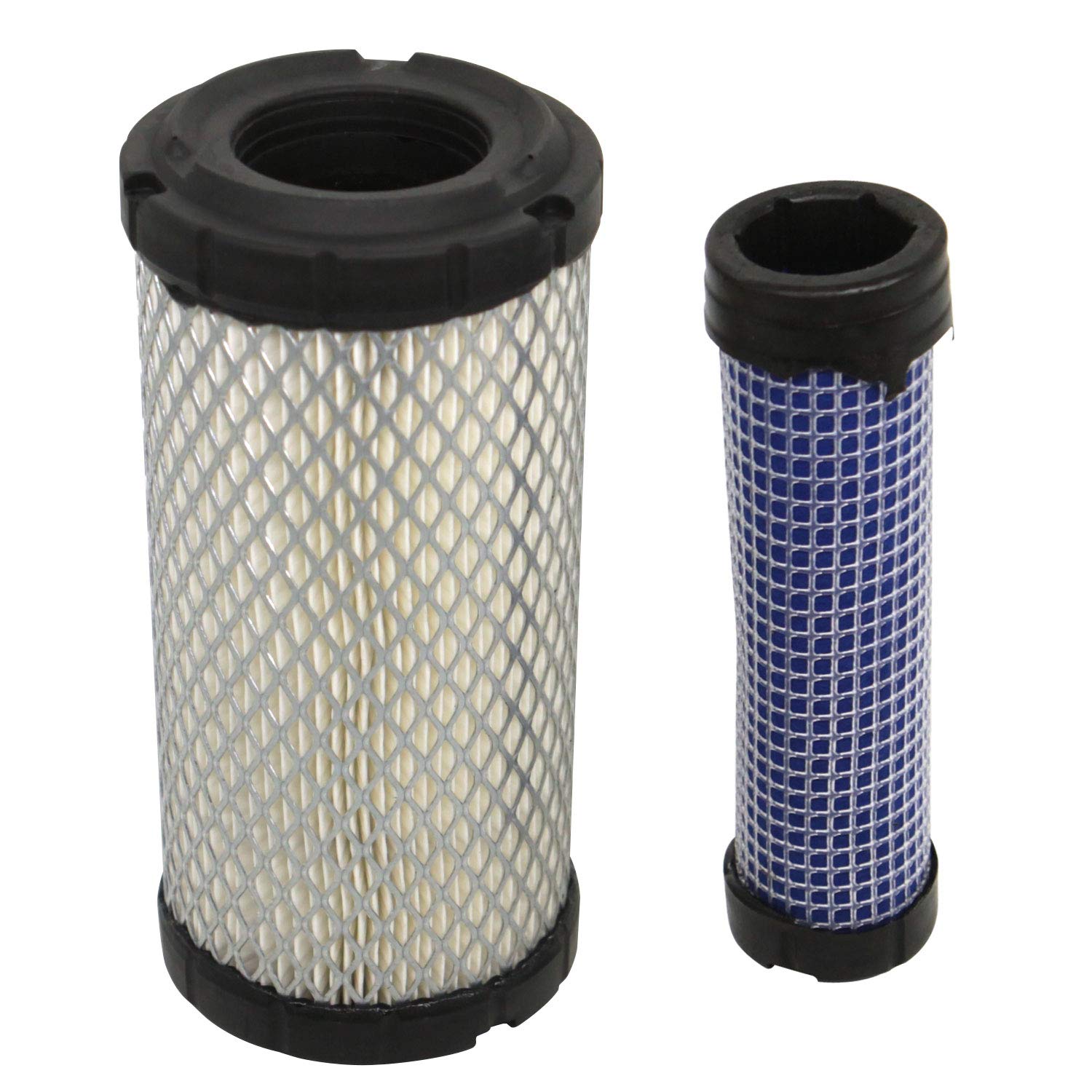 Ensemble de filtres à air compatibles avec Fleetguard AF25967 AF25550 compatible avec Donaldson P822686 P535396 compatible avec Baldwin RS3715 RS3930 compatible avec Bobcat 6673752 6673753