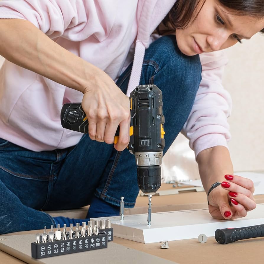 NAUIX 44 Piece Screwdriver Bit Set, Torx Slotted Phillips