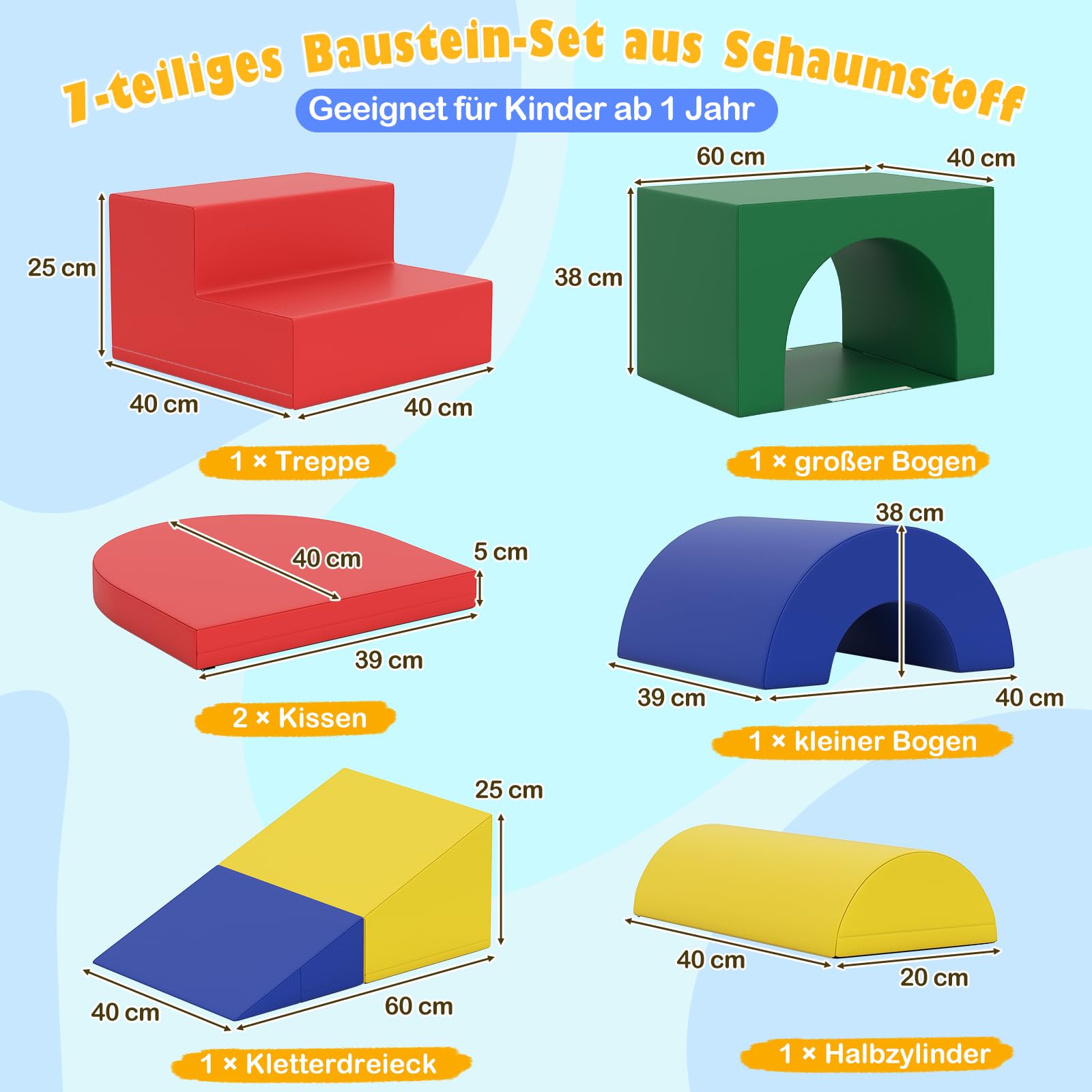 Bouwstenen Transparant | 1000 stuks | 6 Kleuren | Bekius