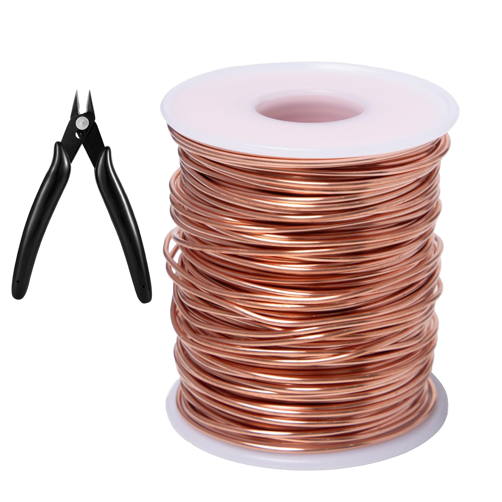 Filo di rame Pure T2 ø1.3mmx50m Filo di Rame Puro Nudo Electroculture Giardinaggio Filo diRame Cavo afilos dirame Nudo T2filos rames Non Smaltato per Esperimenti, Giardino Coltivazione