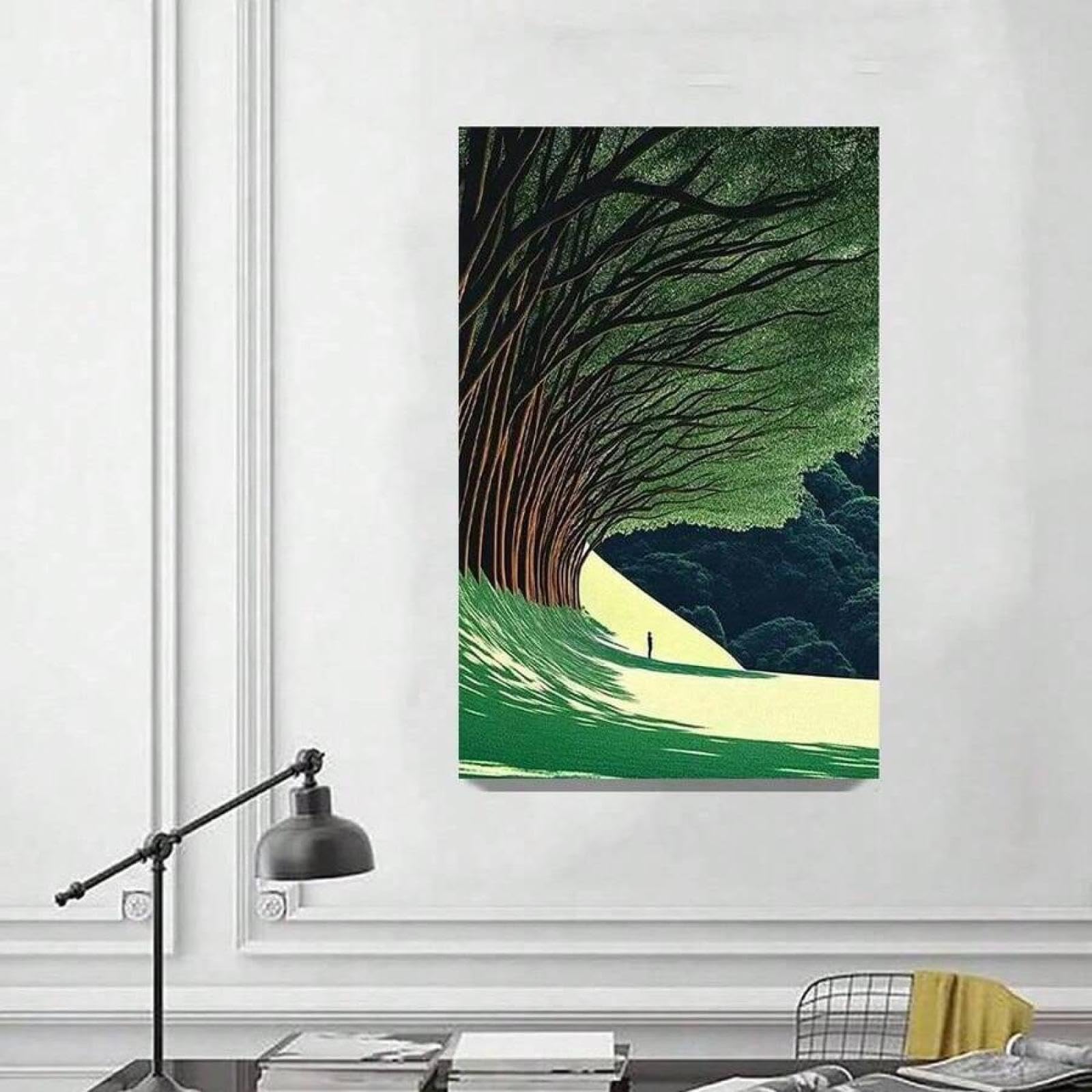 CAOXTART Stampa su tela con copertina dell'album, poster da parete, quadri musicali per la stanza, decorazione murale per la casa, soggiorno, struttura 40x60 cm