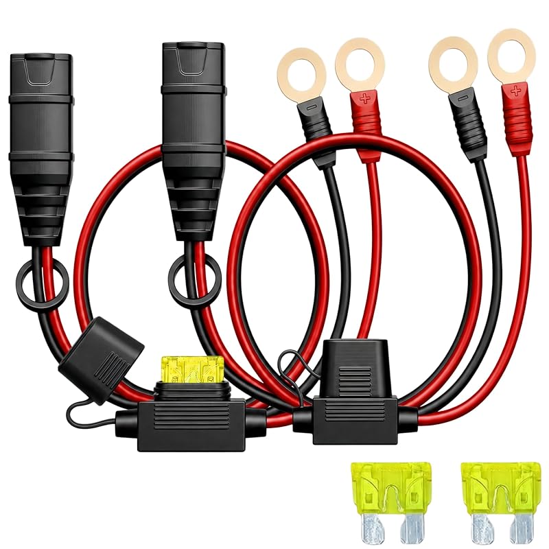 Terminal olhal M10 DIAKLY GC008 para carregadores NOCO Genius – Kit com 2 unidades