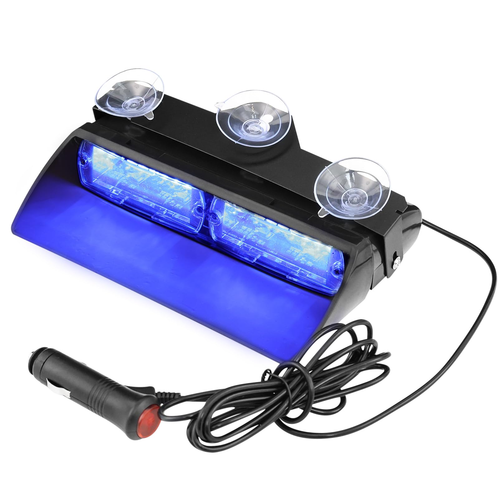 Justech 240 LED Lampeggiante Arancione LED Strobo Spia 12V Luci Lampeggianti Emergenza Fari Stroboscopiche con Base Magnetica e Doppia Interruttore per Auto Rimorchio Camion Furgone Van Caravane
