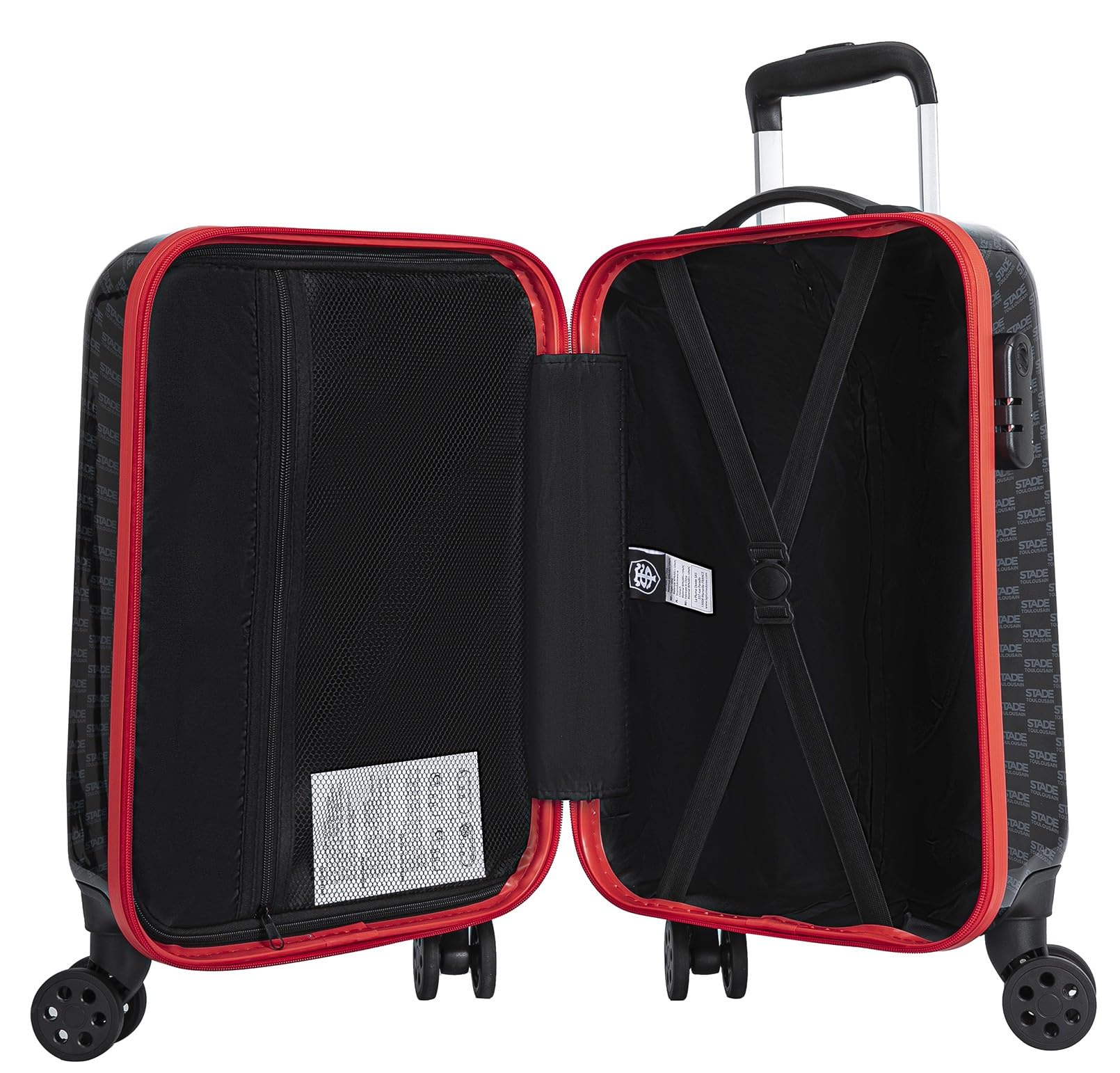 STADE TOULOUSAIN Valise Cabine Toulouse - Collection Officielle Rugby - 19 Pouces