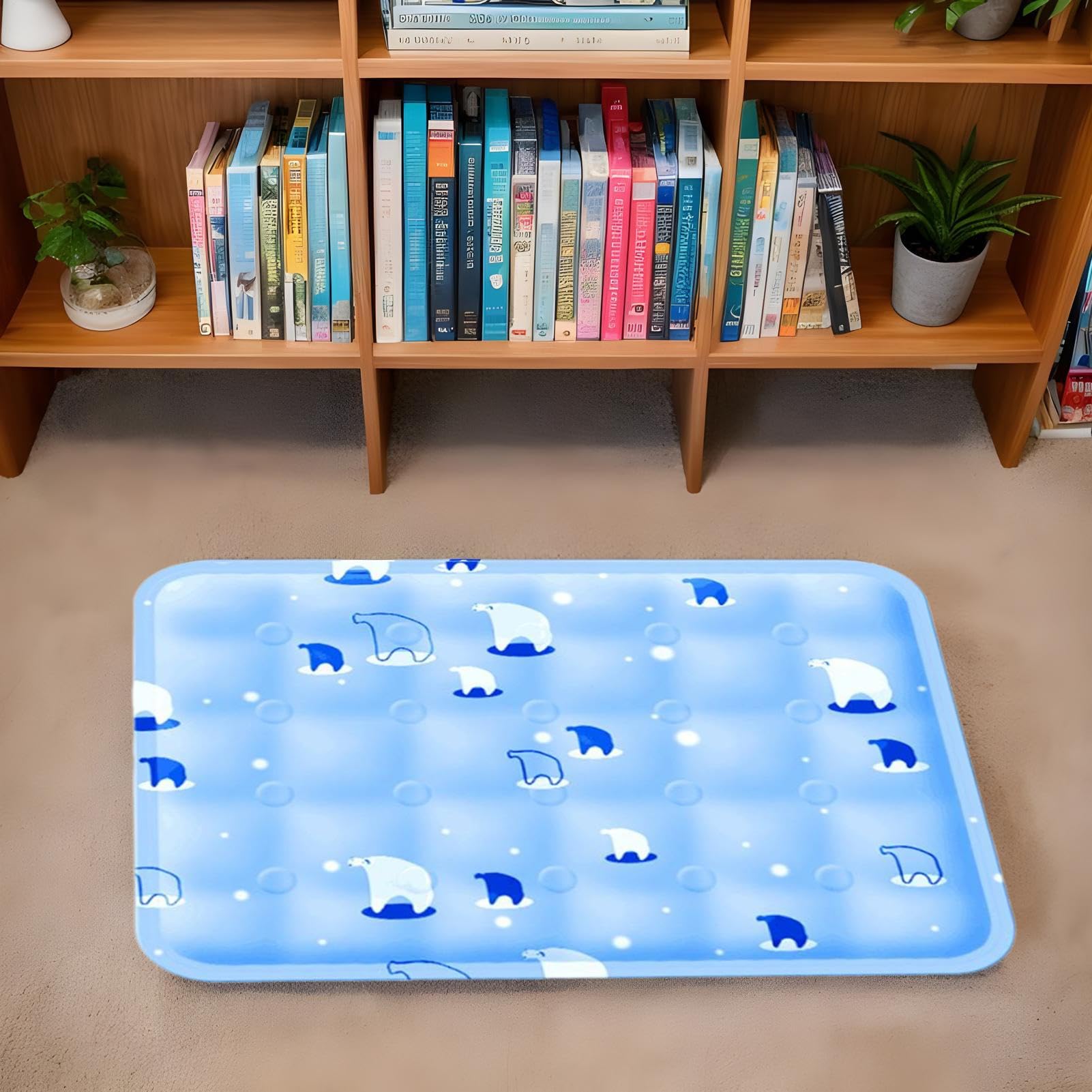 Alfombrilla de refrigeración para perros, cama de verano para perros, cojín de verano, suministros para mascotas, cama antideslizante para interiores y exteriores, suelo de campamento, jaula