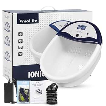 フットバス Amazon.co.jp: VnioLife イオンフットバスデトックスマシン