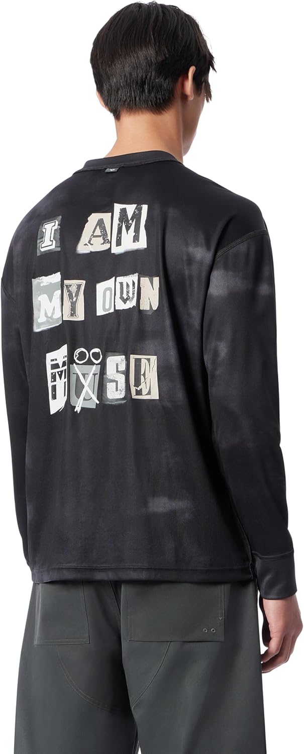 Mens Performance Quick Dry Long Sleeve Oversized Tee Shirt Standard - Image 3