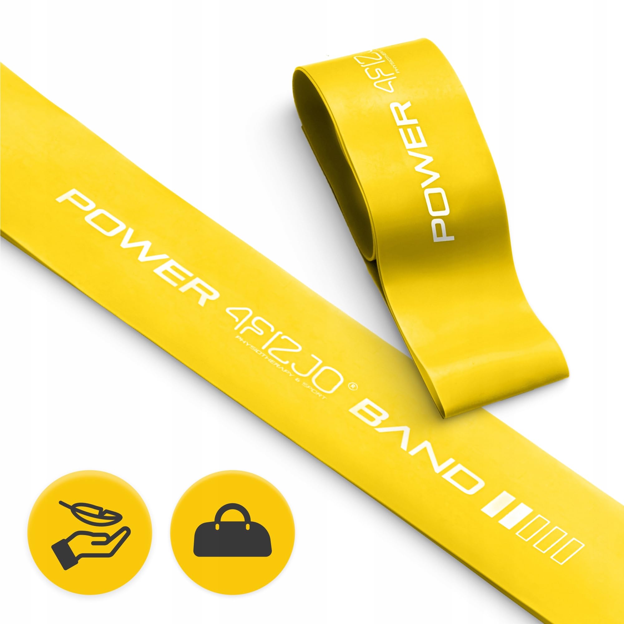 GUMA DO ĆWICZEŃ TAŚMA OPOROWA DO TRENINGU REHABILITACJI MINI POWER BAND