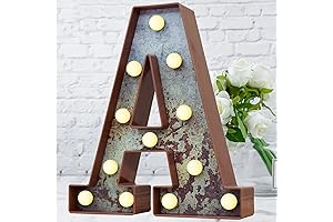 Big Metal Letters - LED Marquee Light Up Letters