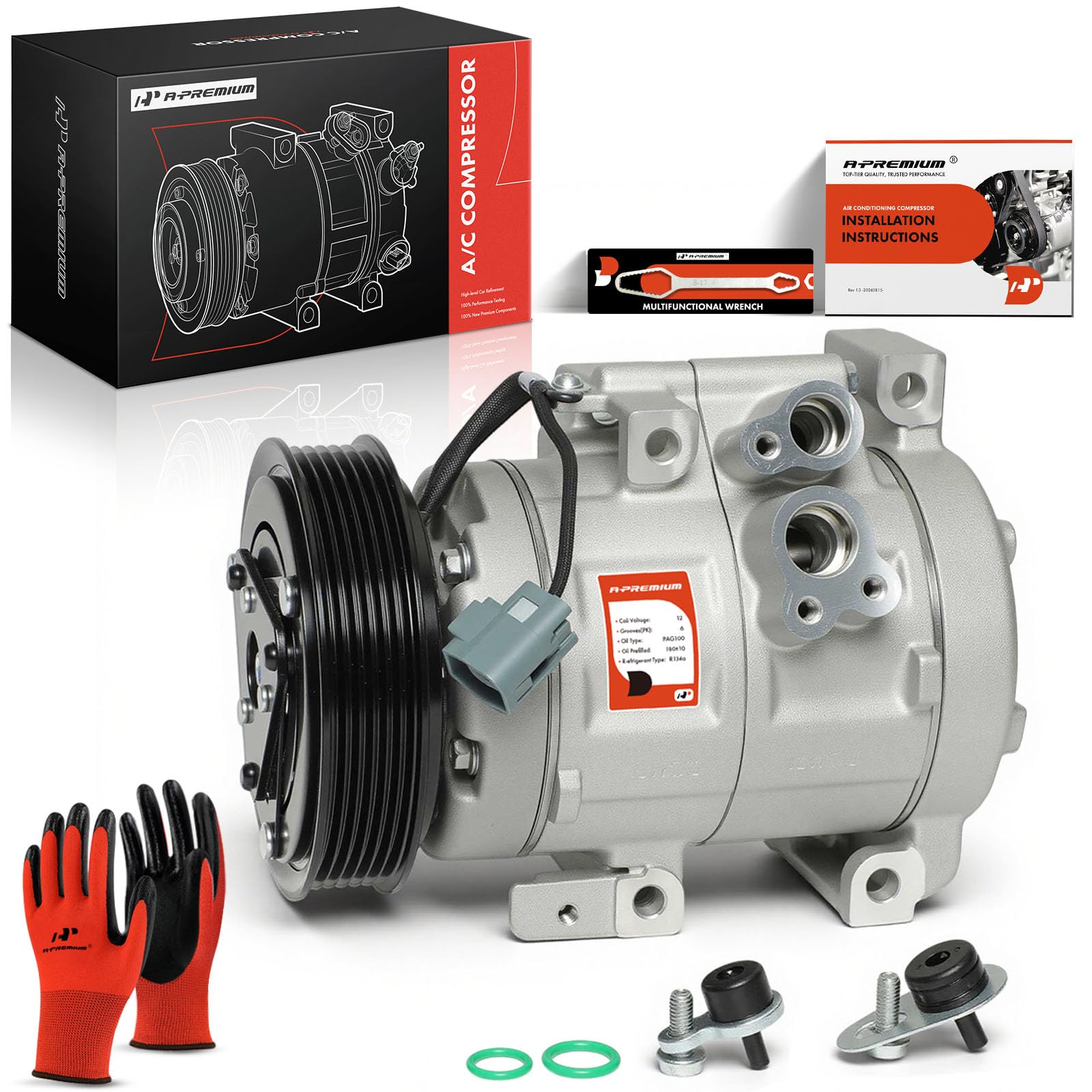 Amazon.com: A-Premium Air Conditioner AC Compressor with Clutch