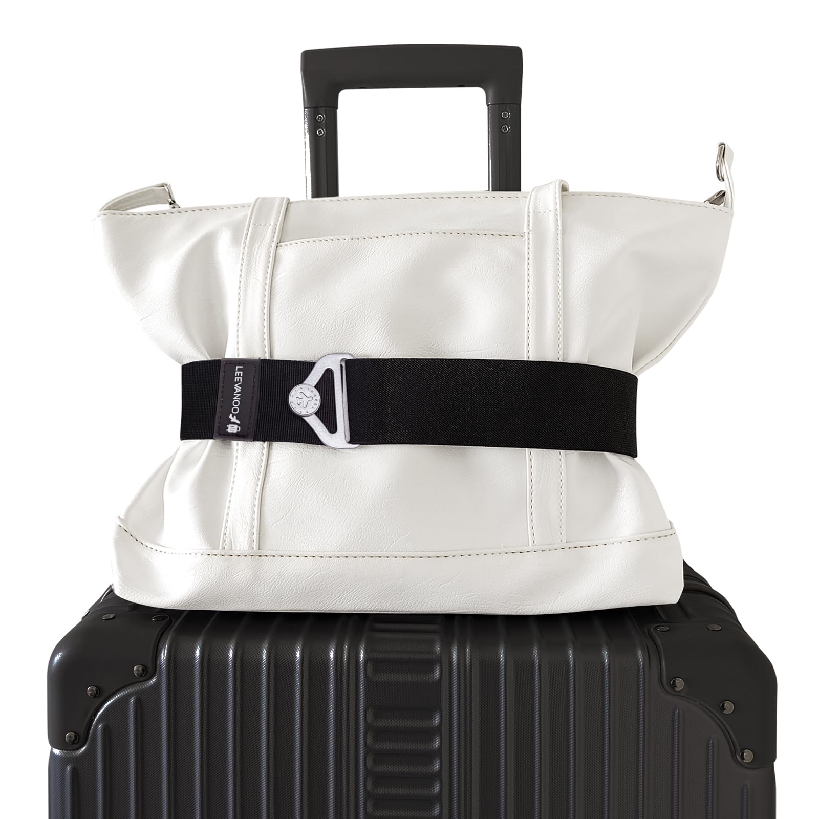 Luggage Straps for Suitcases Add a Bag Luggage Strap, 2-in-1 Travel Belt for Luggage Straps Travel Belt Over Handle for Carry On Bag Adjustable