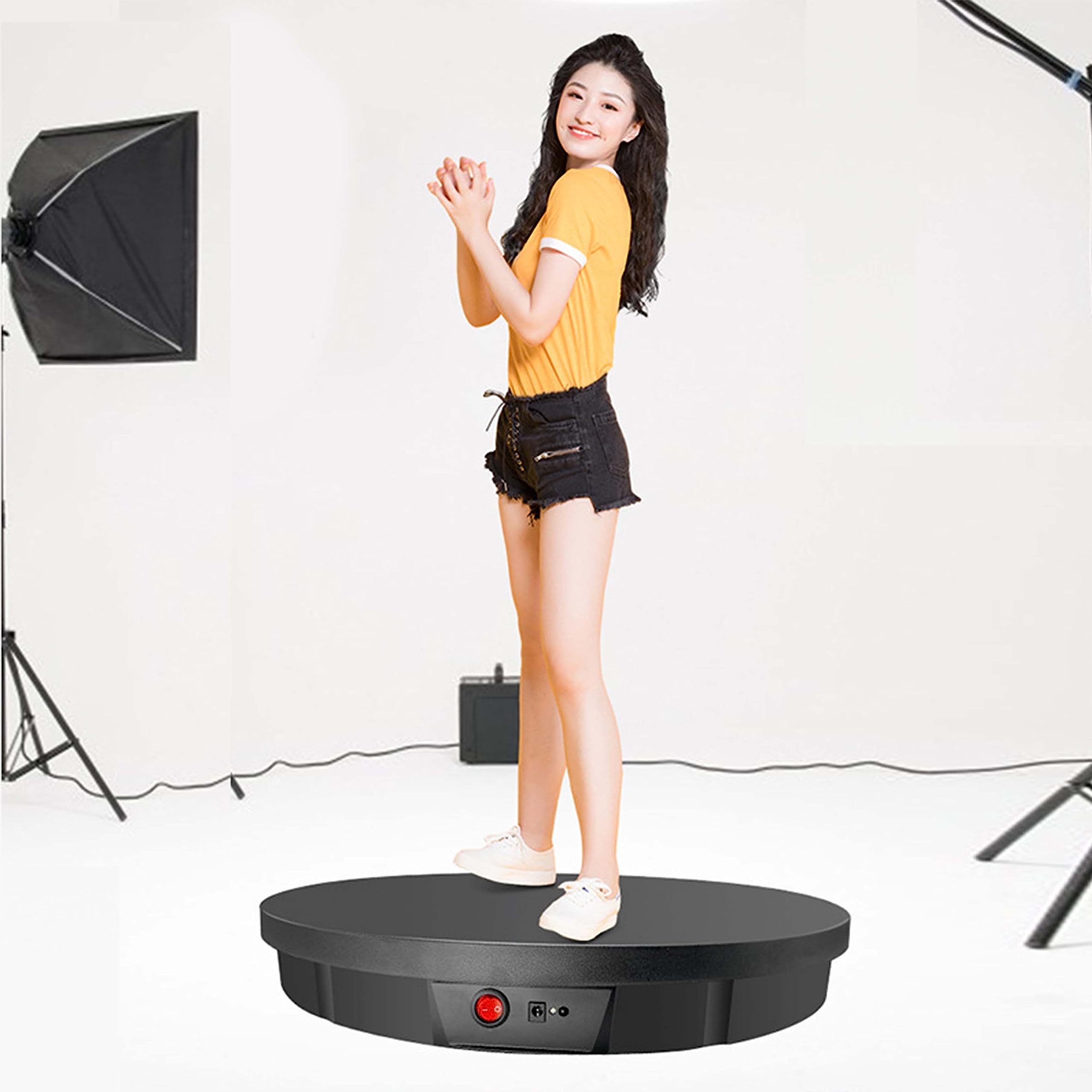 電動ターンテーブル カラーパネル リモコン付き 動作未確認済 61AMqRrbXCL._UF350,350_QL80_.jpg