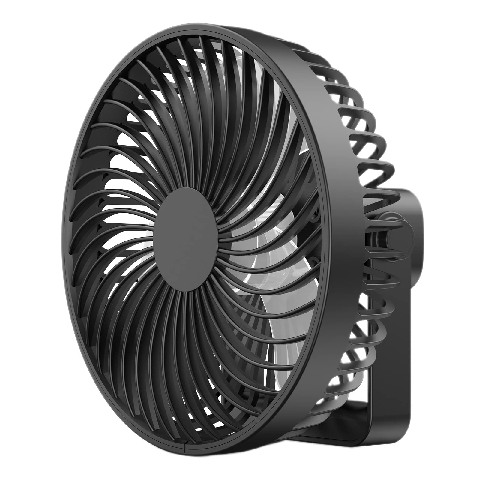 Ventilador de tienda de campaña recargable 2000 mAh con luces de dormitorio