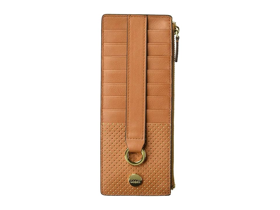 

Lodis Accessories Sunset Boulevard Credit Card Case w/ Zip Pocket (Toffee) Credit card Wallet
