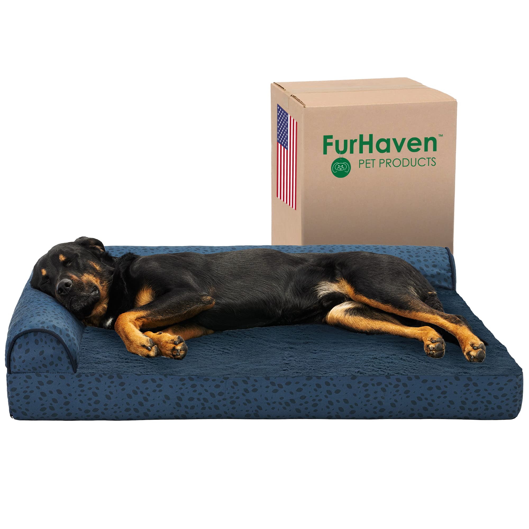 Furhaven Cooling Gel Dog Bed