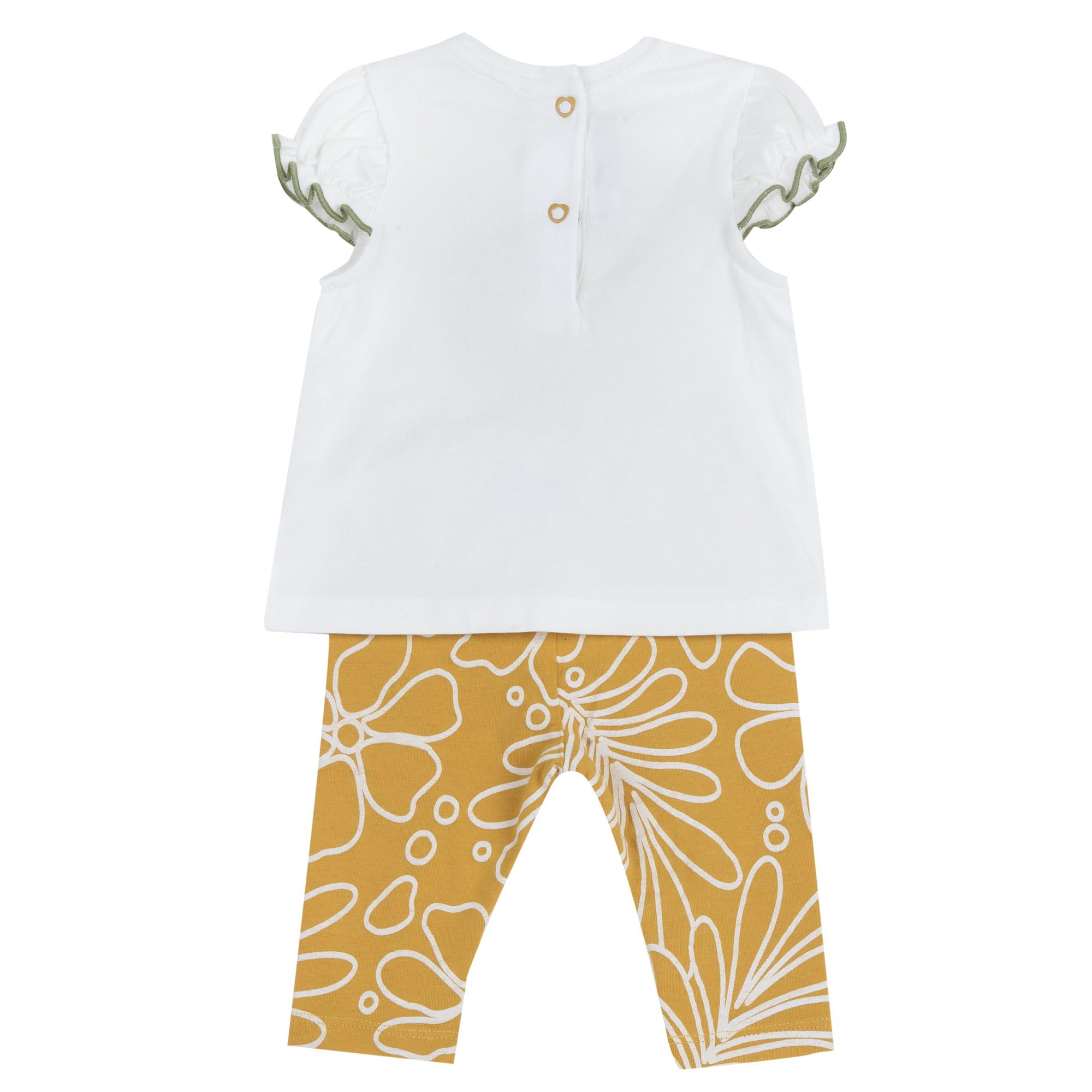 Chicco, Mädchen‑Set mit T‑Shirt und Hose, Kinderbekleidung, Designed in Italy