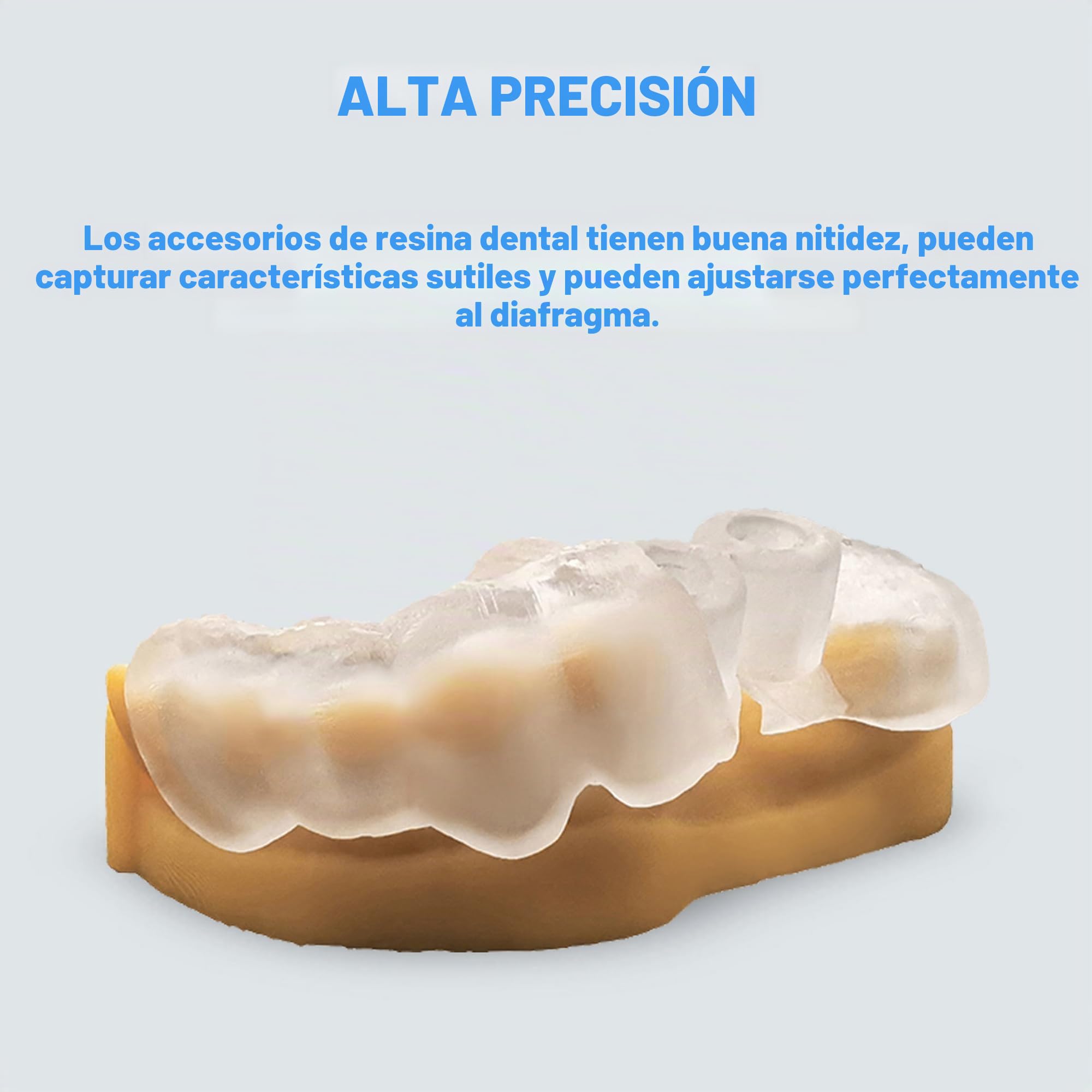 Antinsky Resina de guía dental para impresora 3D DLP LCD Curado UV 405nm para esterilización a alta temperatura Perforación de bajo olor Roscado Alta precisión Alta resistencia Transparente 1KG