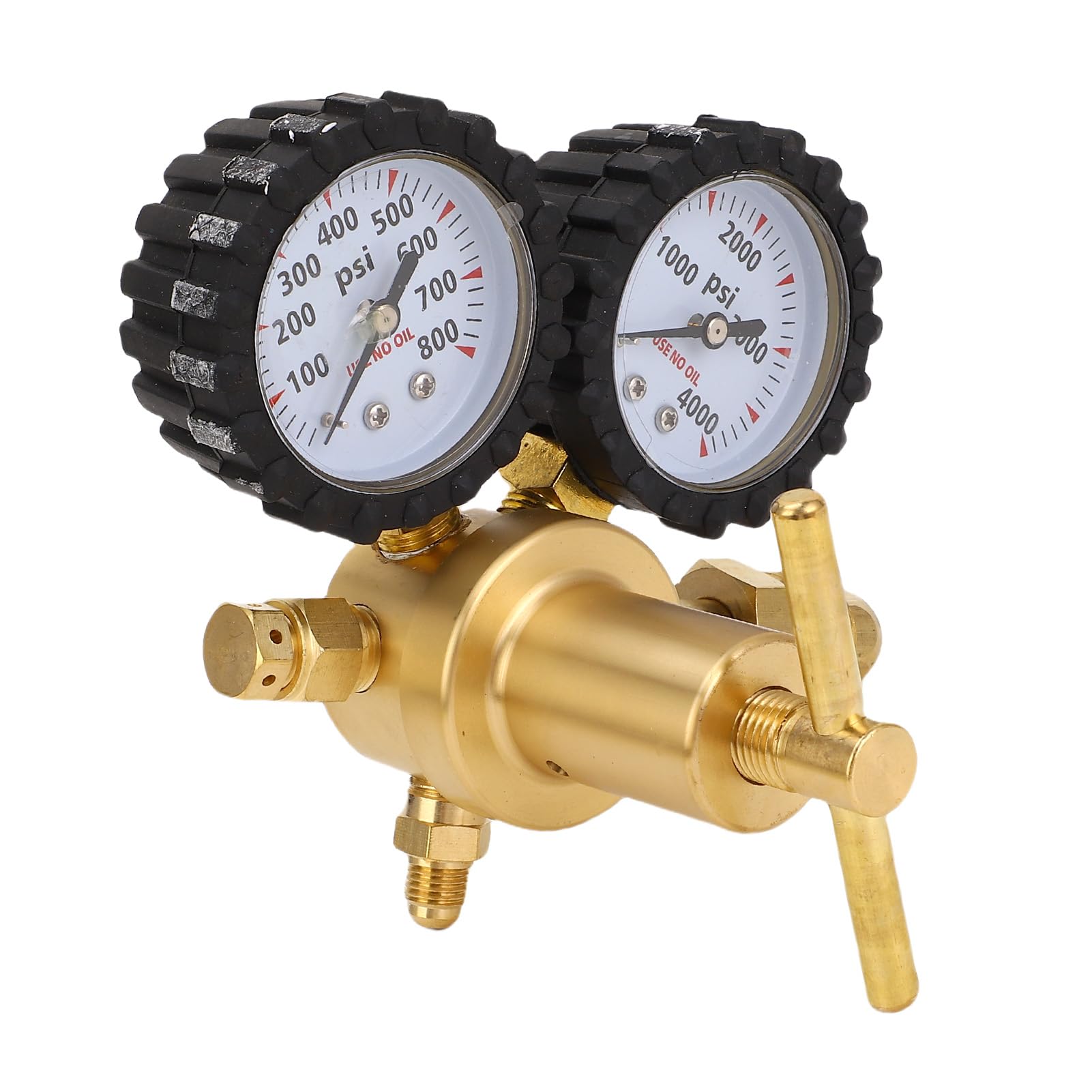 Zestaw Regulatora Azotu 0-800 Psi z Wężem Mosiężnym 60 Cali