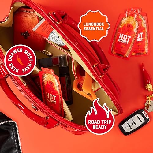 Miniatura 19 de Nate's Hot Honey - Miel 100% pura infusionada con hojuelas de chile habanero, sabor galardonado, botella exprimible de 16 onzas