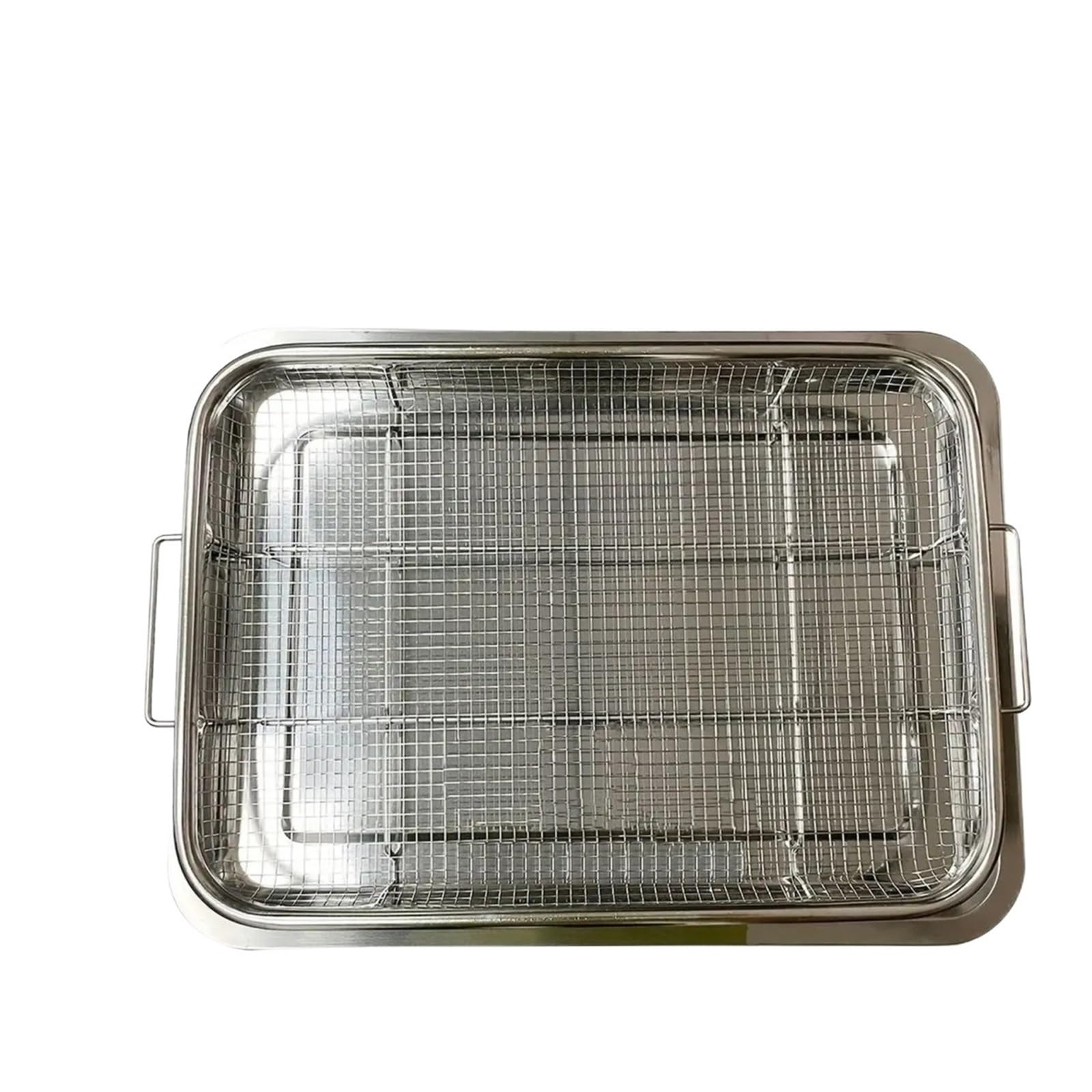 Panier de friteuse à air pour four en acier inoxydable pour repas en famille et gâteaux