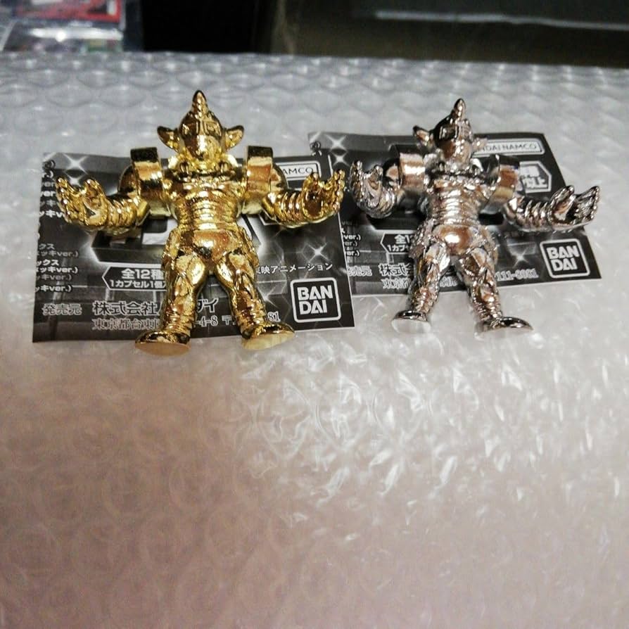 キン肉マン 悪魔将軍 ダイキャスト　キンケシ 第一弾 金メッキ　銀メッキ　セット Amazon.co.jp: キン肉マン ダイキャストキンケシ 第1弾 ガチャ