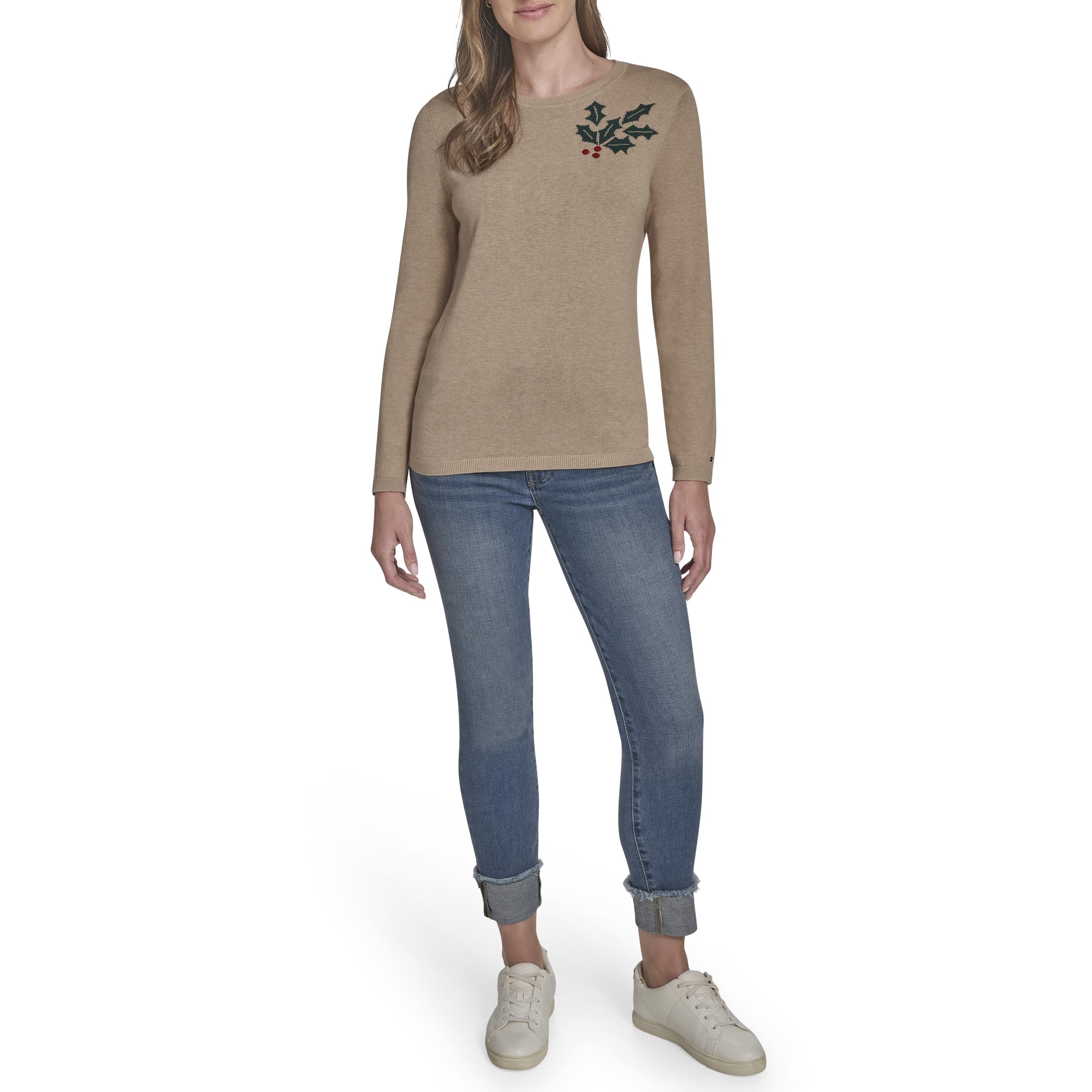 Tommy Hilfiger Pullover Crewneck Everyday Sweater Pullover Donna (Pacco da 1)