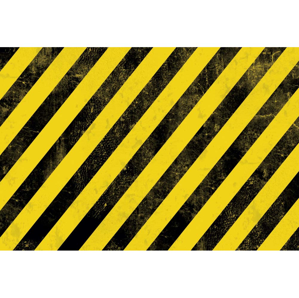 Buy DORCEV 6x4ft Warning Line Wall Backdrop Under Construction Theme ...