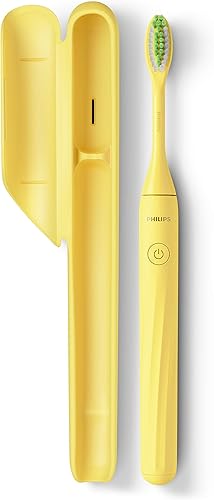 Miniatura 9 de Philips One de Sonicare - Cepillo de dientes a batería color amarillo mango mango, Miami Coral, azul, azul marino (Midnight Navy Blue), Mint Light