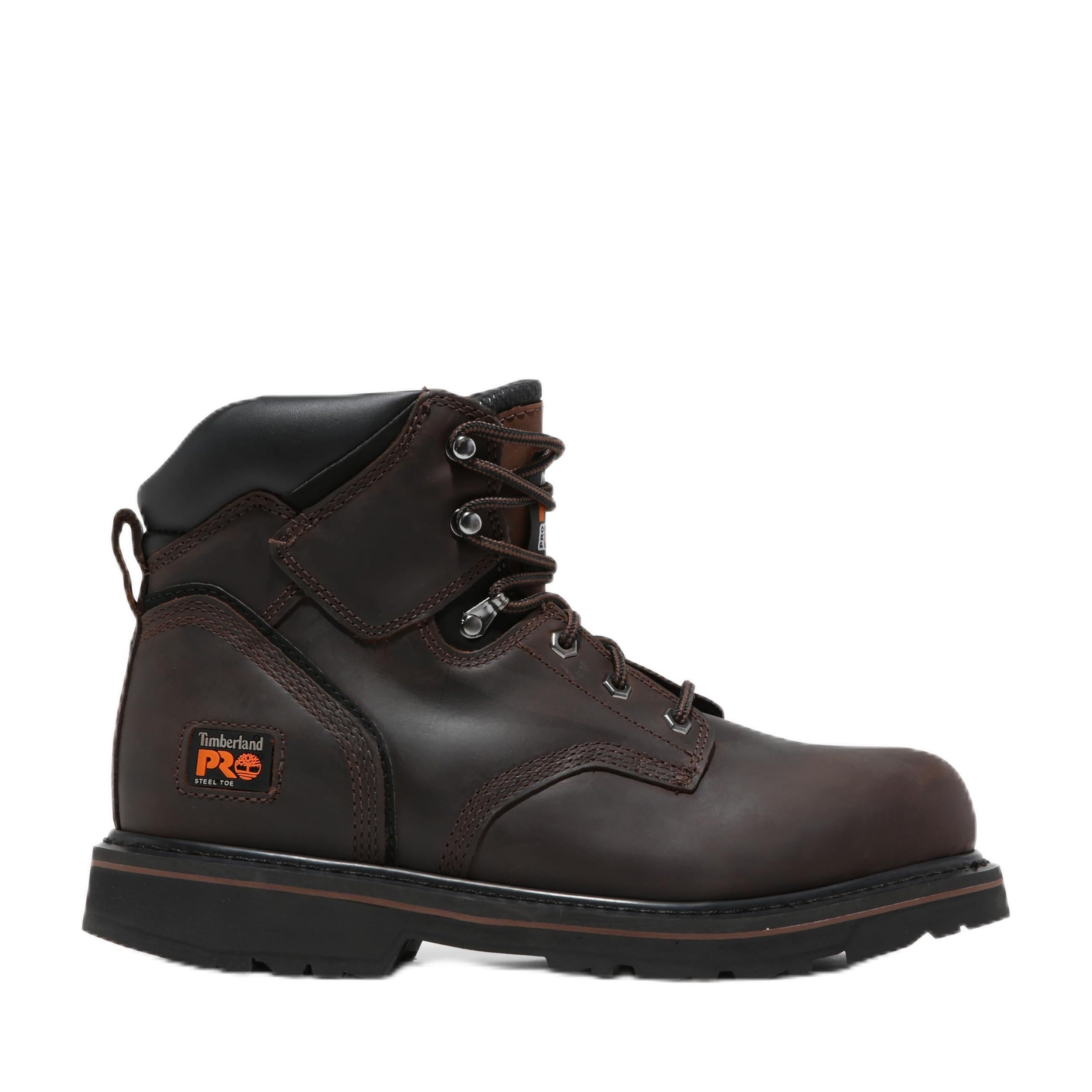 Timberland Pro Men PIT BOSS Inch Steel Safety Toe Industrial Work Shoe Brown 44