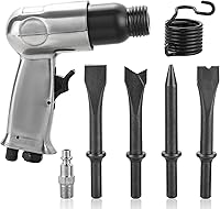 AMGSH 150mm Air Hammer Kit - 4500 BPM Pneumatic Tool with 4 Chisels for Automotive Metalwork & Chiseling