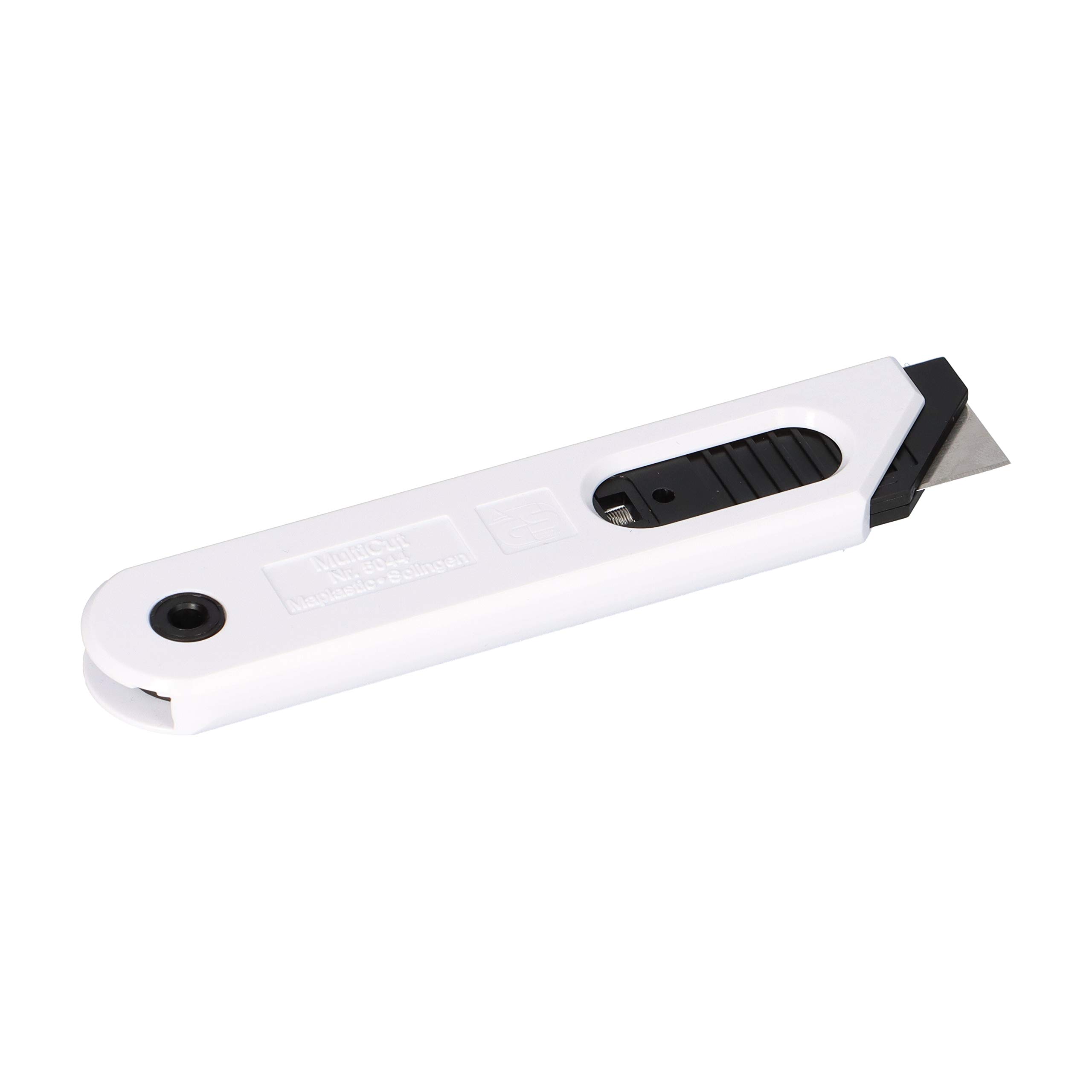 Cutx Multicut X5044 - Juego de 10 cúteres y 20 cuchillas de repuesto para cartón, con retracción automática