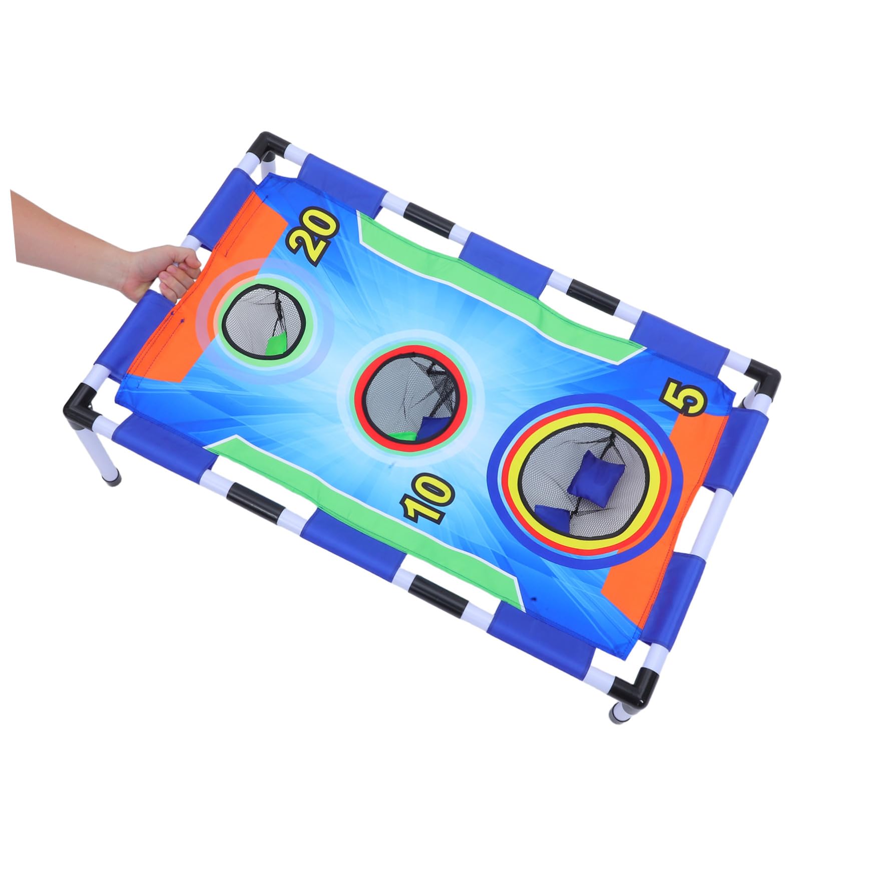 Set di Gioco di Lancio Bean Bag in Plastica e Stoffa | Gioco Interattivo per Famiglie, Design Portatile, Uso Outdoor e Spiaggia, Adatto a Bambini e Adulti