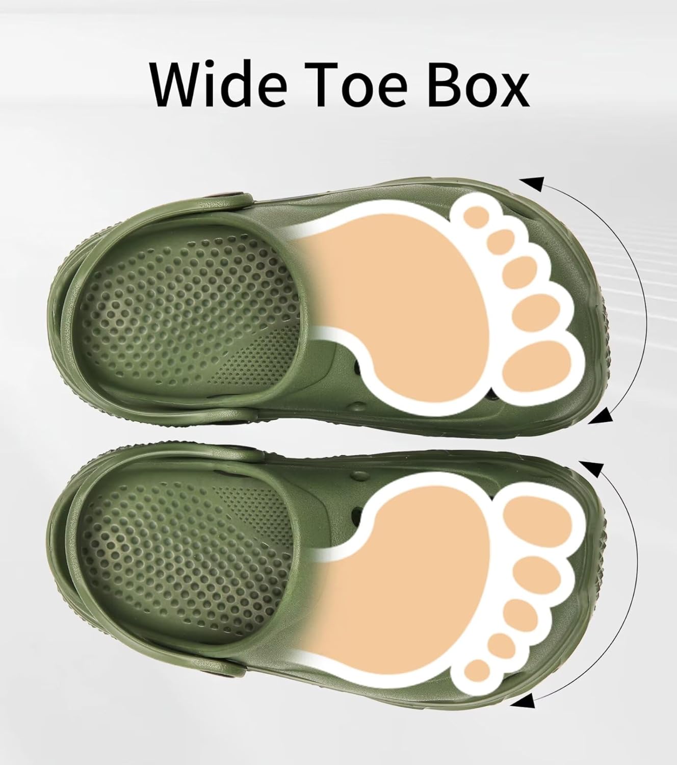 Toddler Kids Clogs Winter Clogs for Boys Girls Comfortable Slip on Sandals Beach Pool Slipper 1 Big Kid Army Green image 3 of 6 B0CVW17CSR