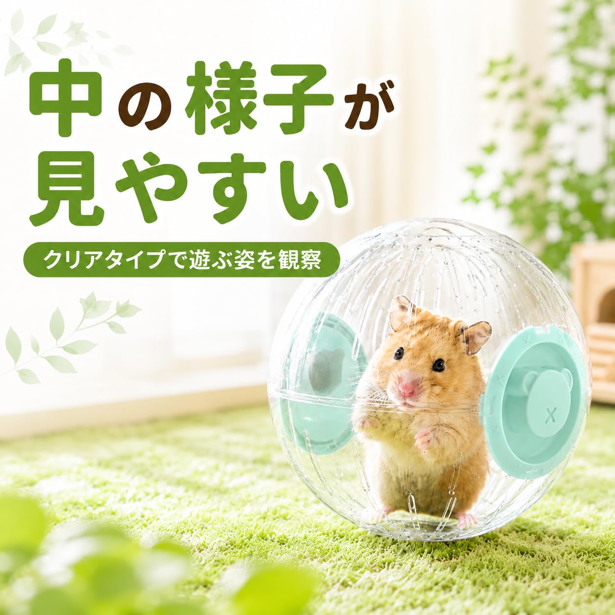 Amazon.co.jp: Asdays ハムスター おもちゃ ハムスターボール あそび