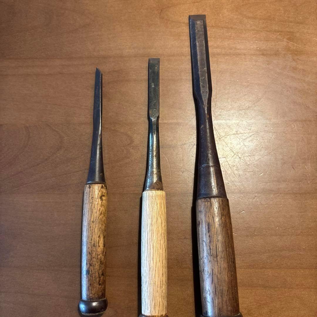 鑿 3本セット 突き鑿 3本セット 突き鑿 セット 突き鑿 3本