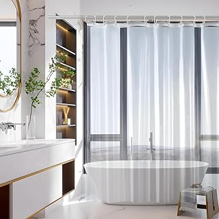 Quelle matière de rideau de douche est antistatique ? 3 Aeici Rideau de Douche 180x180, Eva Rideau Douche Antistatique Transparent Salle de Bain Baignoire