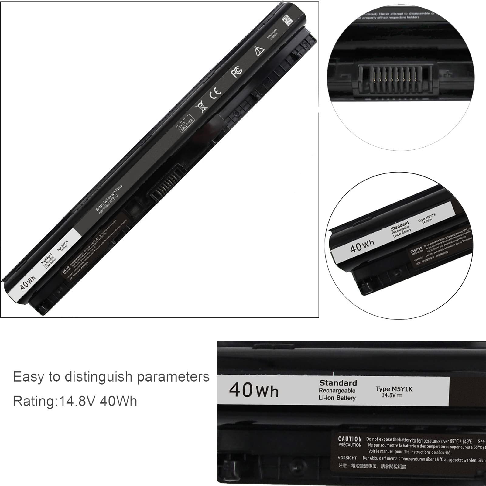 Amazon.com: M5Y1K Battery for Dell Inspiron 15 5000 Series 5555