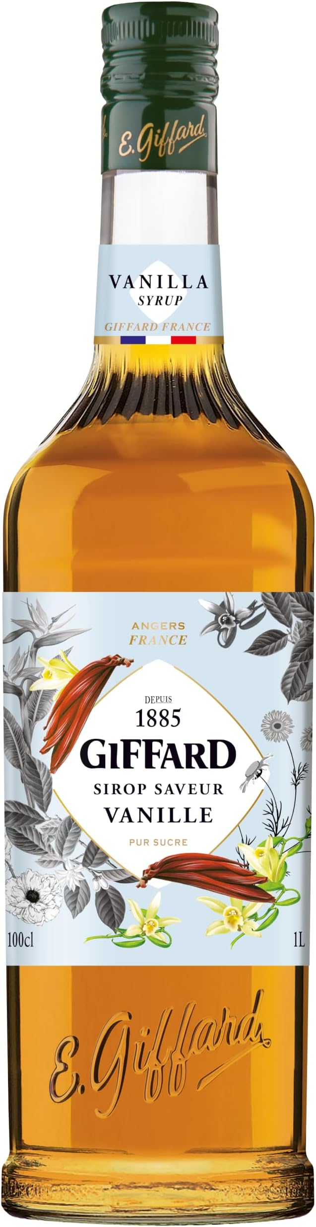 GIFFARD VANILLA SYRUP - 1LTR