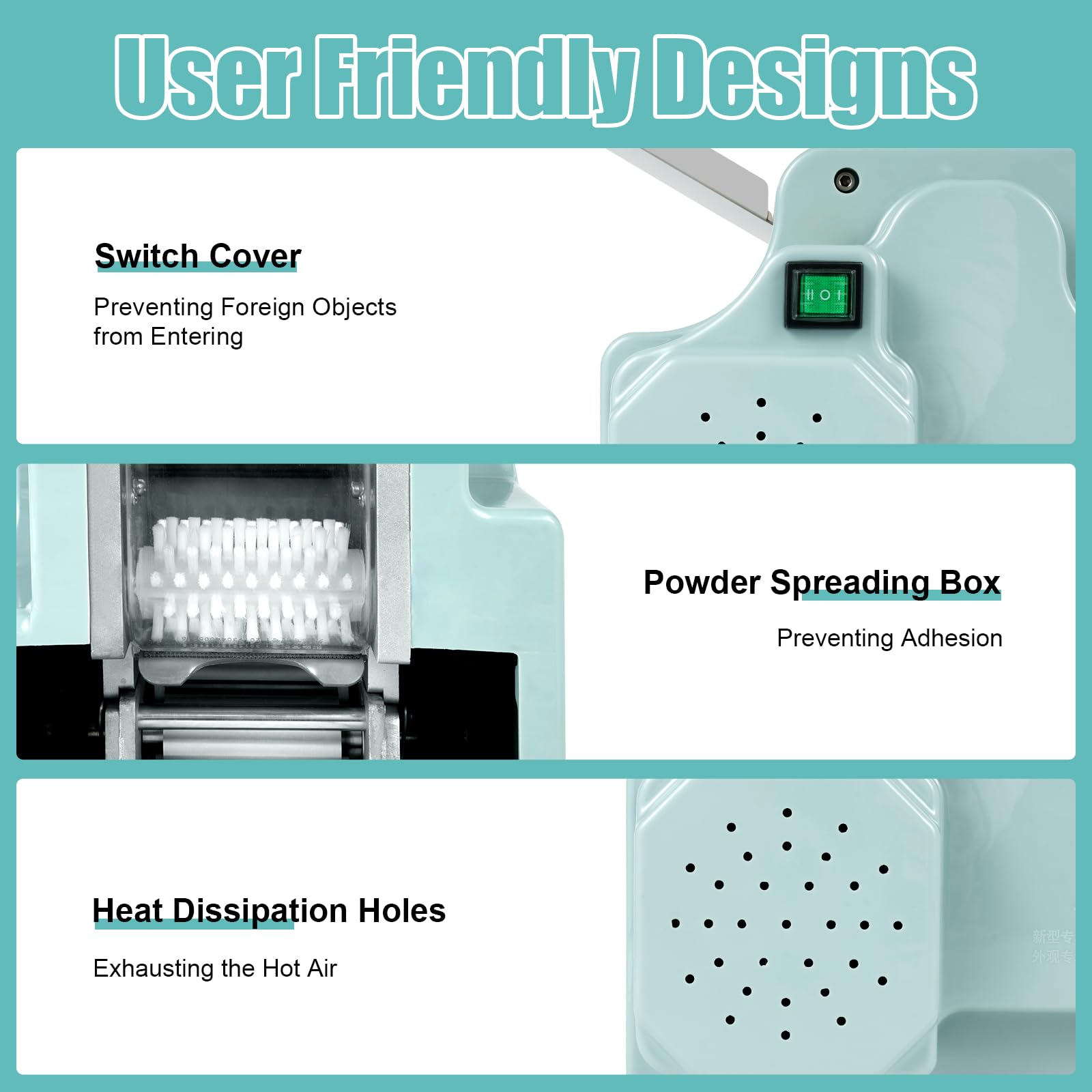 業務用・家庭用 餃子皮機餃子皮直径8.5cm／1分60枚，1枚あたり重量：約6g 業務用・家庭用 餃子皮機餃子皮直径8.5cm／1分60枚，1枚あたり重量：約