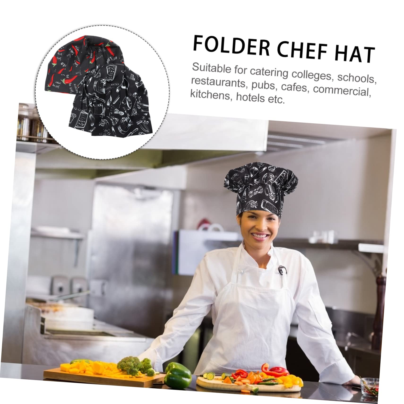 CALLARON 3 Juegos Gorro De Cocinero Gorro De Calavera s para Hombre De Lechero para Hombre Protector Transpirable De Red Divertido 2 Piezas * 3
