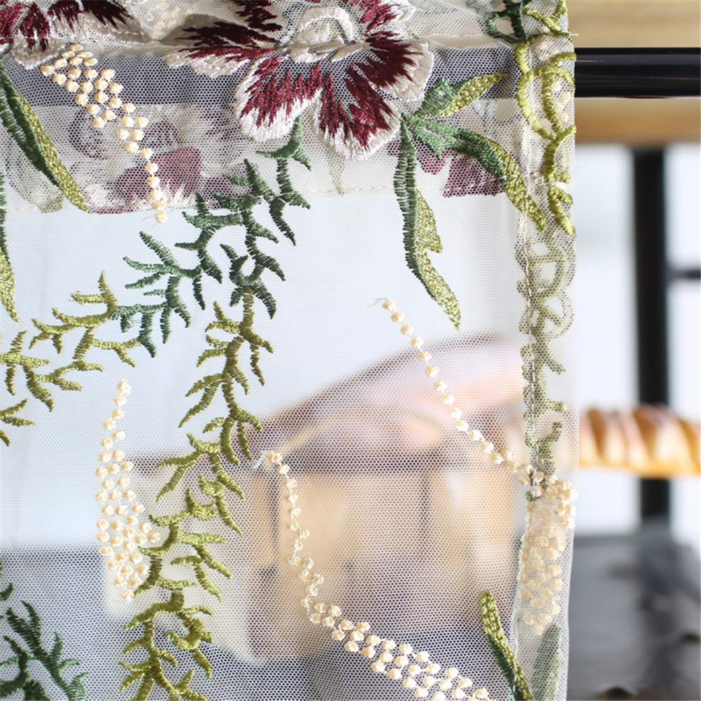 Krótkie zasłony, Zasłona Sheer Valance(W x H 90x57cm)